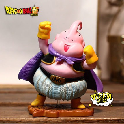 Mô hình Buu - Dragon Ball - Majin Buu Ma bư mập - Buu béo có đế là Dabura bị biến thành Chocolate - Full box - Cao 8cm