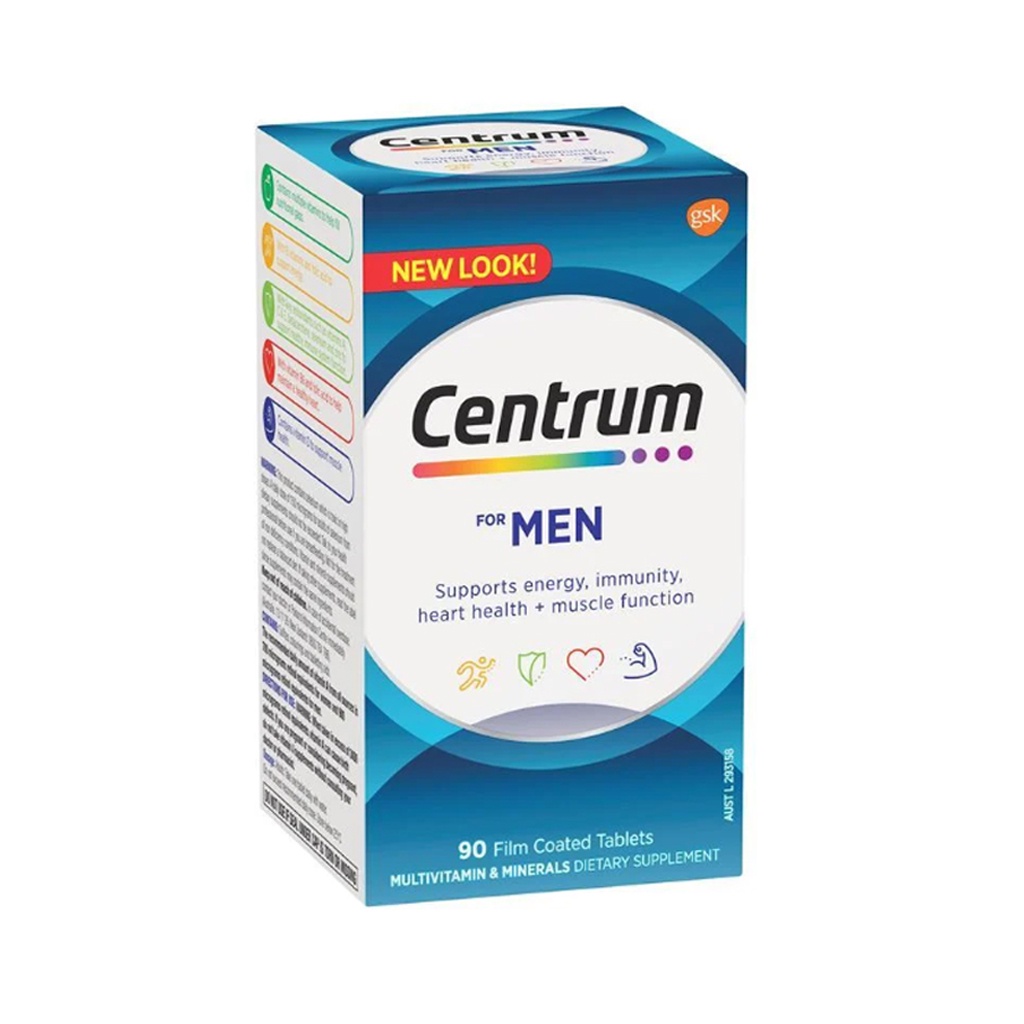 Viên Uống Bổ Sung Vitamin Tổng Hợp Centrum, Centrum Advance & Centrum Advance 50+ hộp 100 viên
