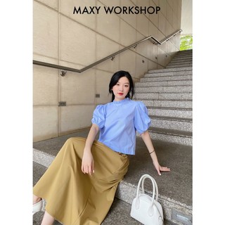 Áo kiểu thắt nơ lưng sau Back Bowtie Top Maxy Workshop