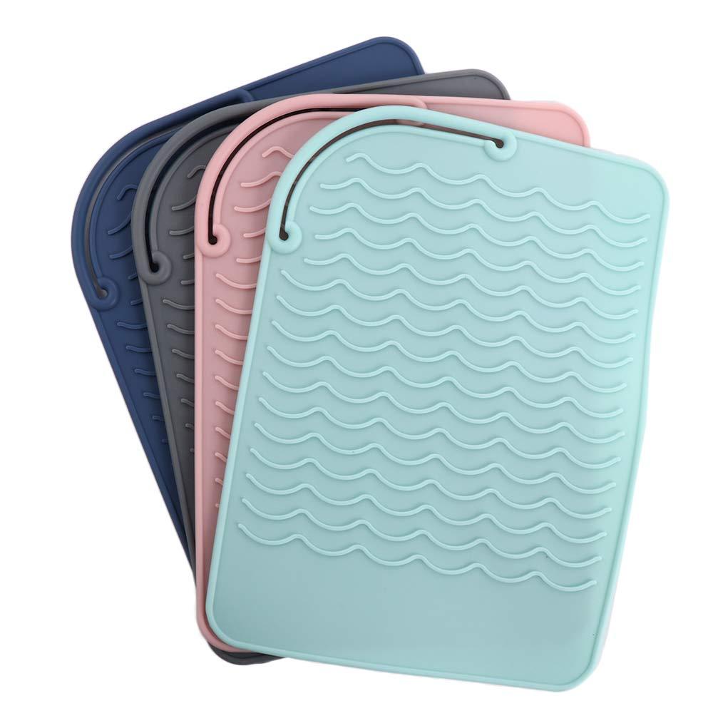 Thảm Silicone Chịu Nhiệt Chống Rơi Dùng Kẹp Uốn Tóc Chuyên Nghiệp