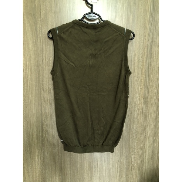 • Áo gile len mỏng fred perry chính hãng unisex cho nam và nữ•