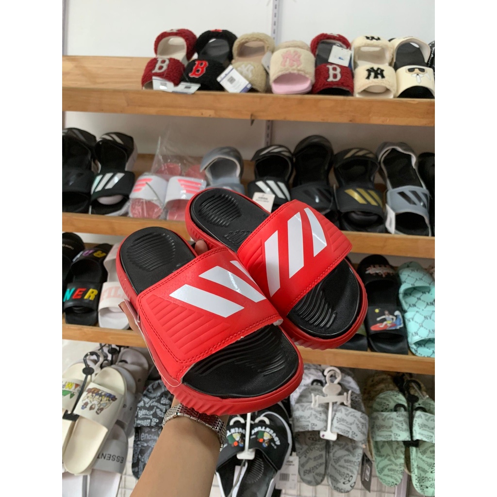 Dép Das Alphaboune màu đen sọc trắng cực hot - siêu êm , siêu bền