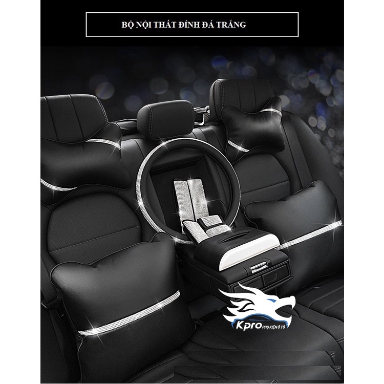 Bọc vô lăng đính đá, Gối tựa đầu ô tô đính đá, gối tựa lưng ô tô đính đá - Hàng Kpro chất lượng cao | BigBuy360 - bigbuy360.vn