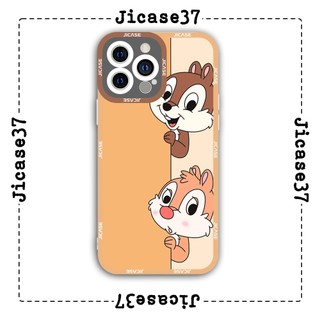 Ốp lưng iphone và samsung xiaomi oppo cạnh vuông Jicase 2 chú thỏ nâu