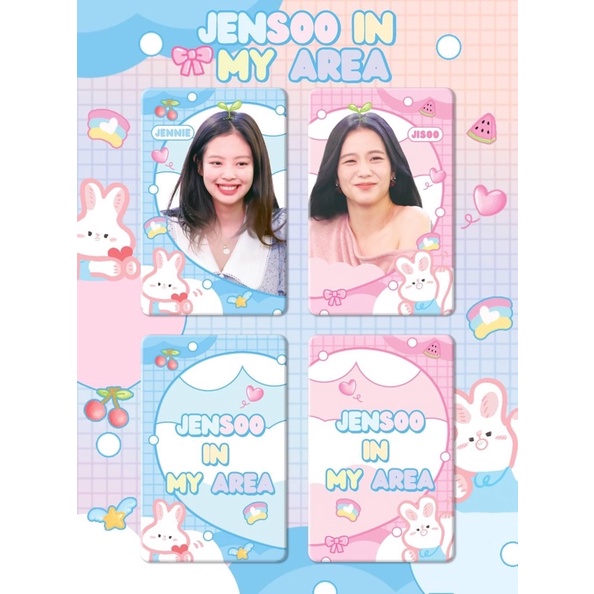 Card des utipi jensoo - blackpink