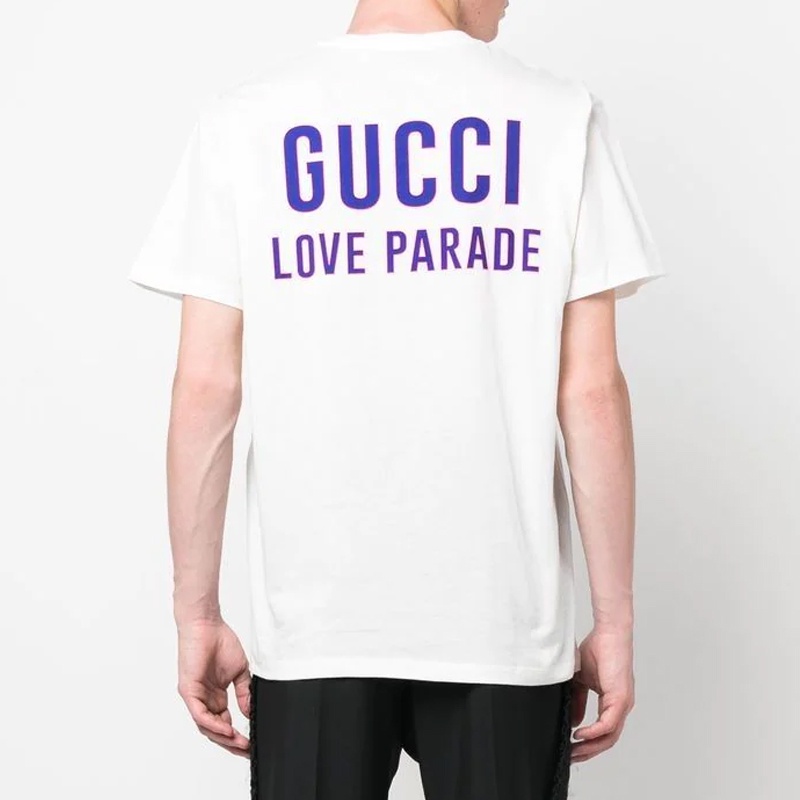 Áo Thun Tay Ngắn Cổ Tròn In Logo Gucci 22SS Thời Trang Cho Nam 548334Áo Khoác Thời Trang Dạo Phố Cá Tính XJEQ