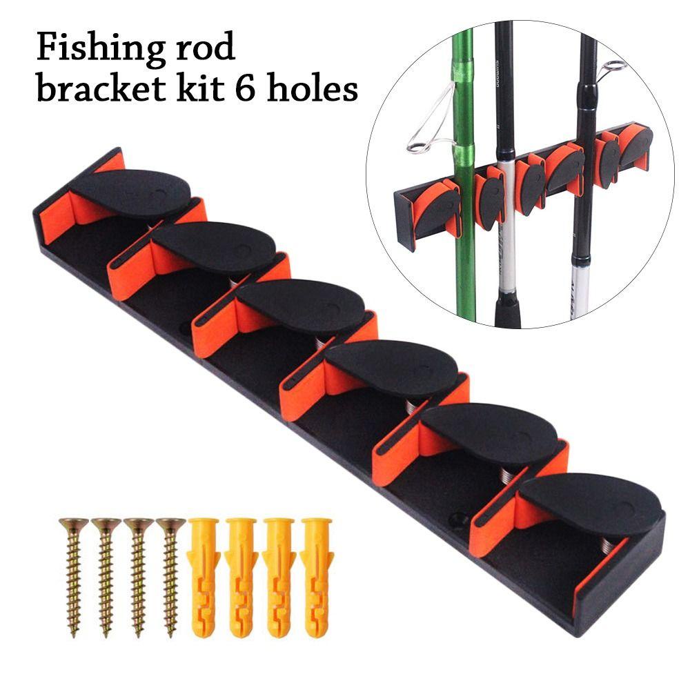 MUVAKO Giá Đỡ Cần Câu Cá 6 Lỗ Tiện Dụng Chất Lượng Cao