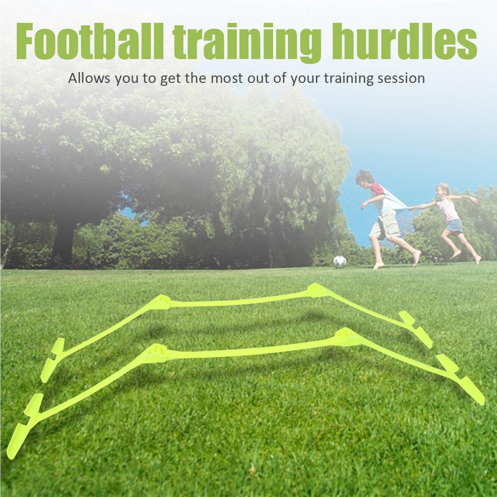 Set 2 Dụng Cụ Luyện Tập Tốc Độ Trong Bóng Đá Bằng PVC Có Thể Gấp Gọn Dành Cho Người Mới Bắt Đầu