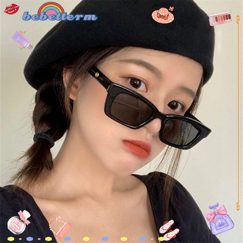 Kính Mát Hình Chữ Nhật Chống Tia UV400 Hợp Thời Trang Cho Nữ