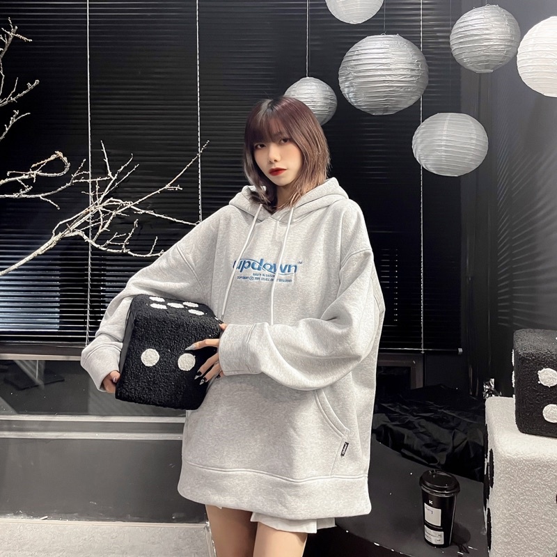 Áo Hoodie cơ bản SS2 - UPDOWN chất liệu dày dặn from rộng Oversize thêu sắc nét Nam/Nữ | BigBuy360 - bigbuy360.vn