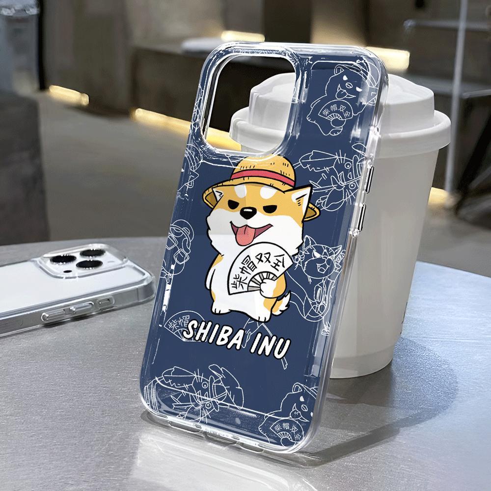 Ốp Điện Thoại Tpu Trong Suốt In Hình Chó Kung Fu Thời Trang Cho iphone 14promax 13 12 11 7Plus 7 8 X XR XSMax