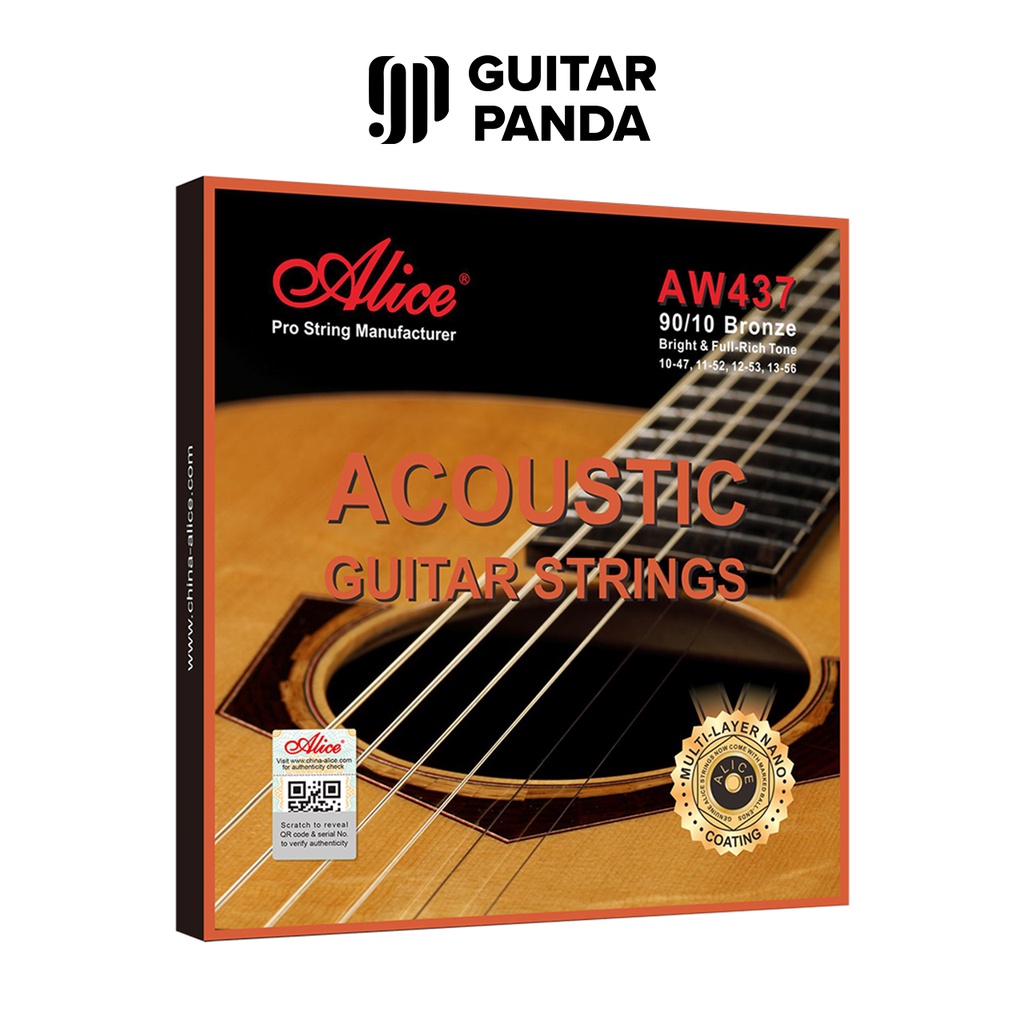 Dây Đàn Guitar Acoustic Alice AW437 Hàng Chính Hãng