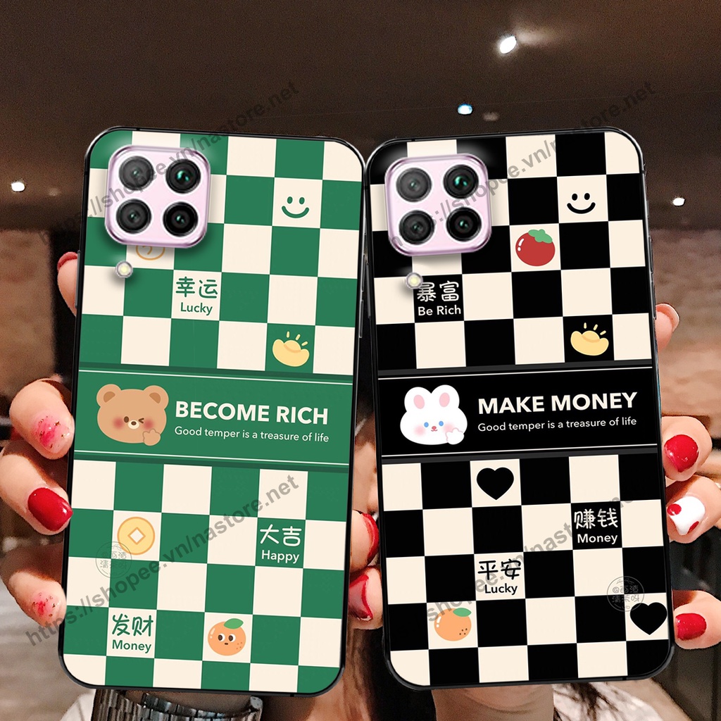 Ốp lưng Huawei Nova 7i mẫu gấu hoạt hình mới nhất 2023 cute giá rẻ