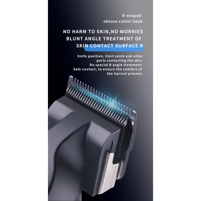 Tông Đơ Cắt Tóc Chuyên Nghiệp Kemei 2296 7500rpm 2500mah