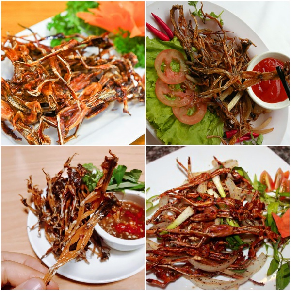 Khô Nhái  con lớn 500g