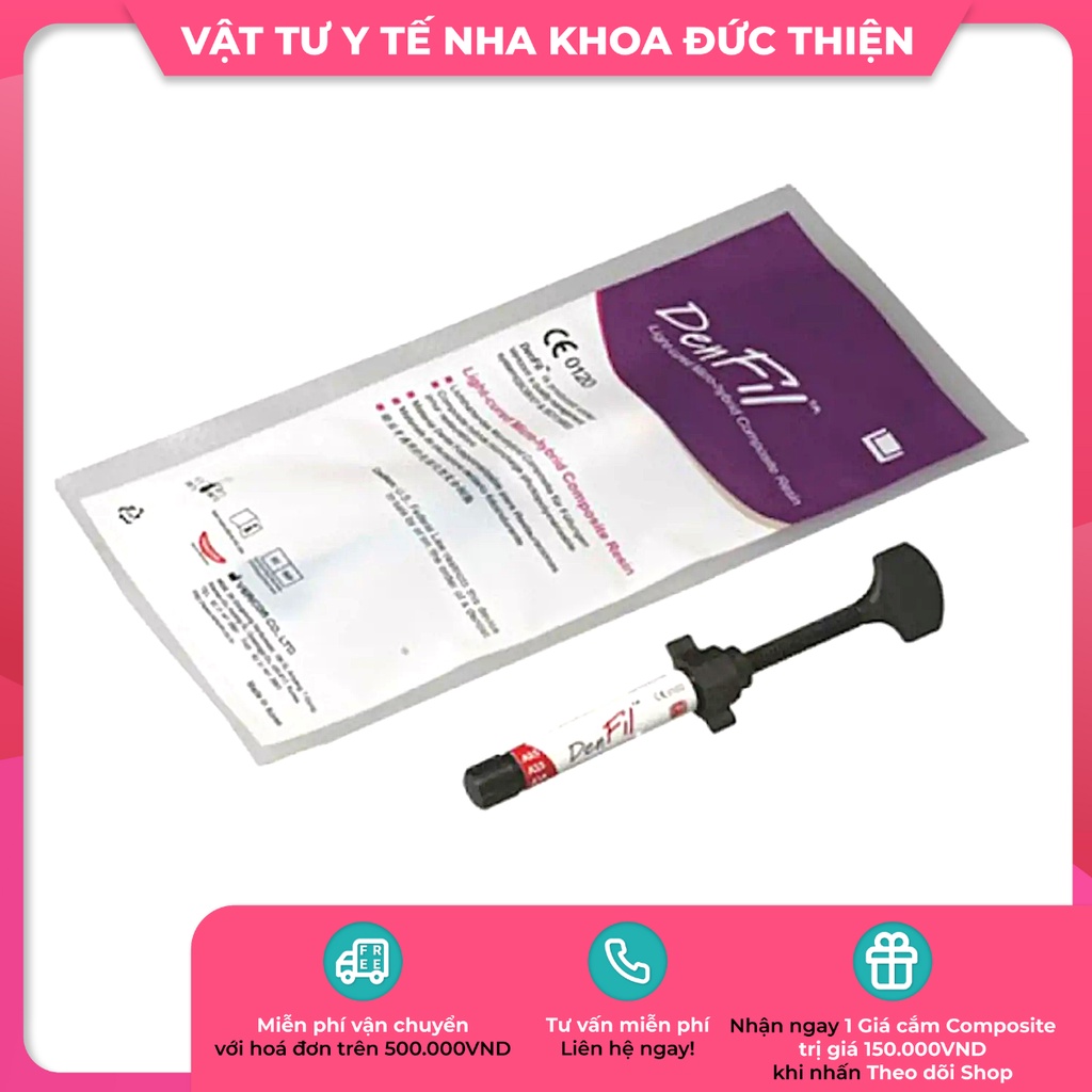 Composite đặc lỏng Denfil (Tuýp 4g) - Vật tư nha khoa chính hãng