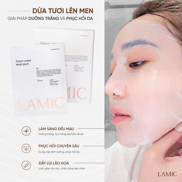 Mặt Nạ Dừa Dưỡng Da LAMIC