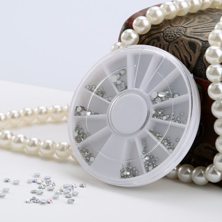 Set 300 hạt tròn đính trang trí móng nghệ thuật