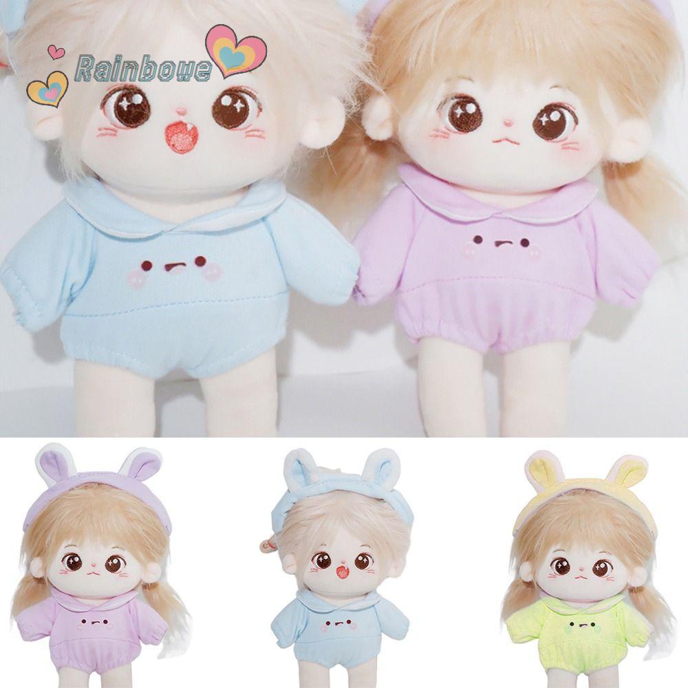 Bộ Đồ Ngủ Thời Trang Màu Cầu Vồng Cho Búp Bê 20cm