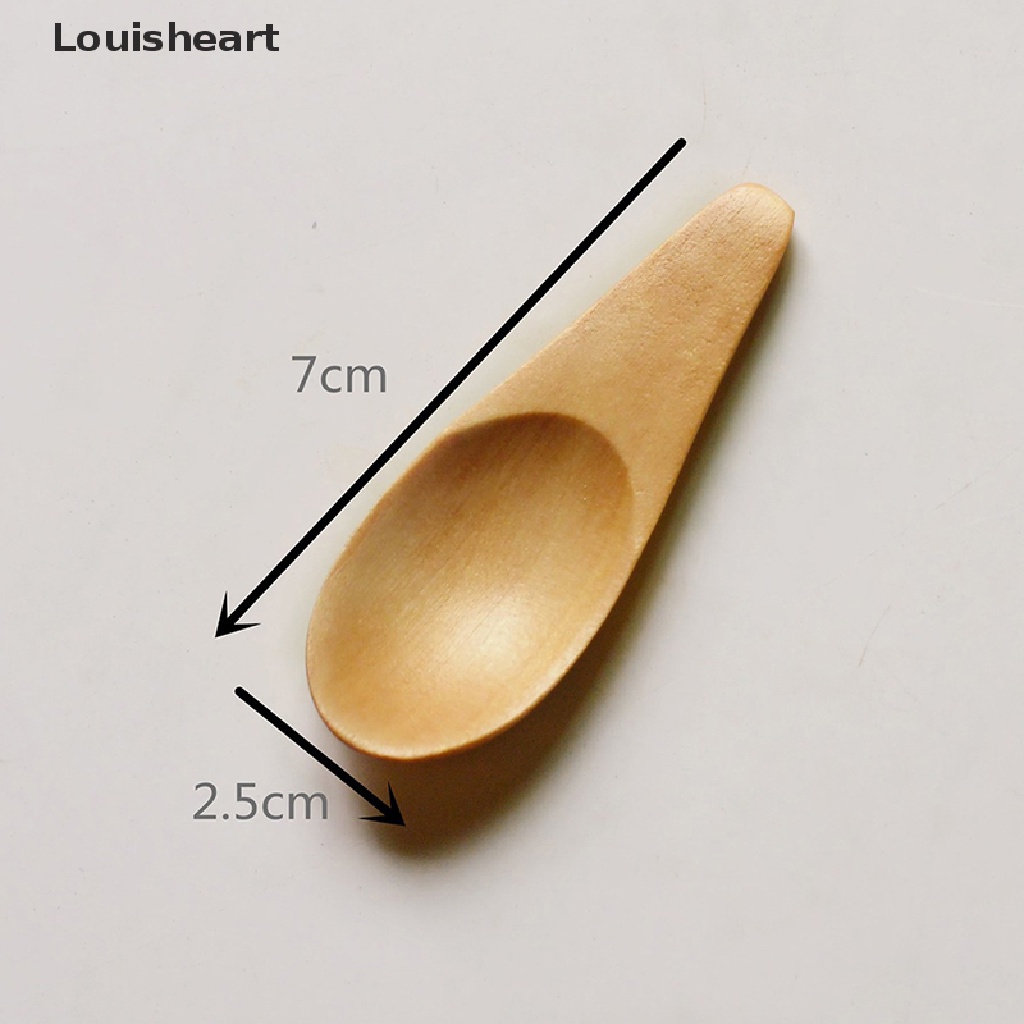 Bộ 5 Muỗng Cà Phê Bằng Gỗ 7X2.5Cm