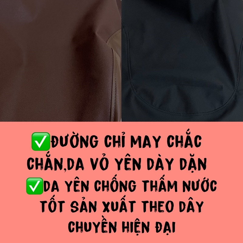 Vỏ da bọc yên vision 2023 2021 2022 vison