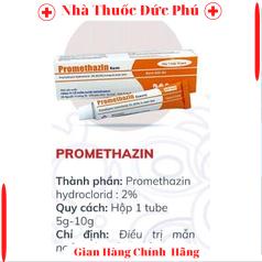 Kem bôi da PROMETHAZIN 10g - Mẫn ngứa, côn trùng đốt X