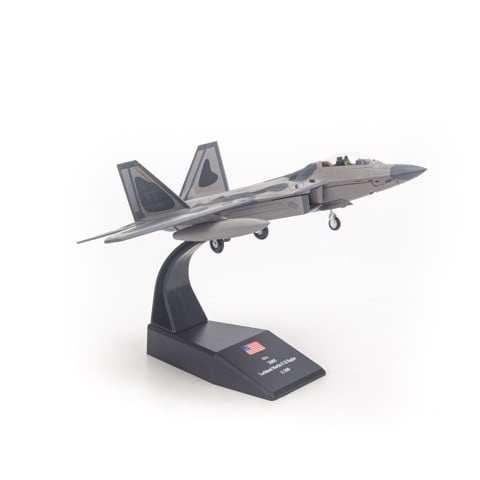Mô hình máy bay chiến đấu F-22 Raptor Lockheed Martin 1:100 AmerCom