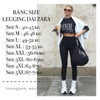LEGGING TRƠN ĐEN - quần ôm trơn