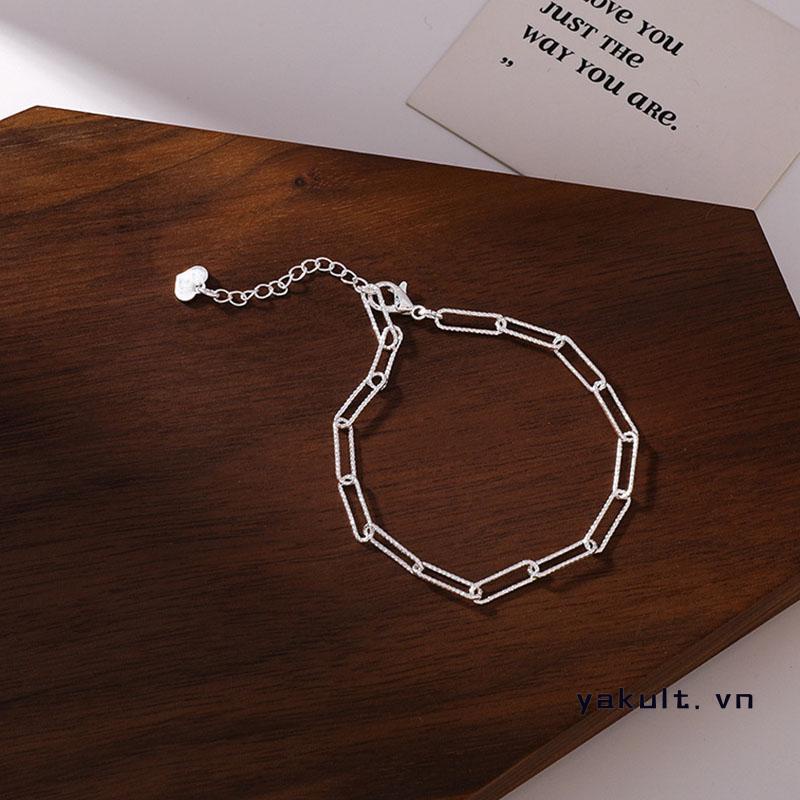 🎀 yakult 🎀Vòng Tay Nữ Thời Trang Mùa Hè Đơn Giản Dây Thừng Trang Trí Bàn Tay Lấp Lánh