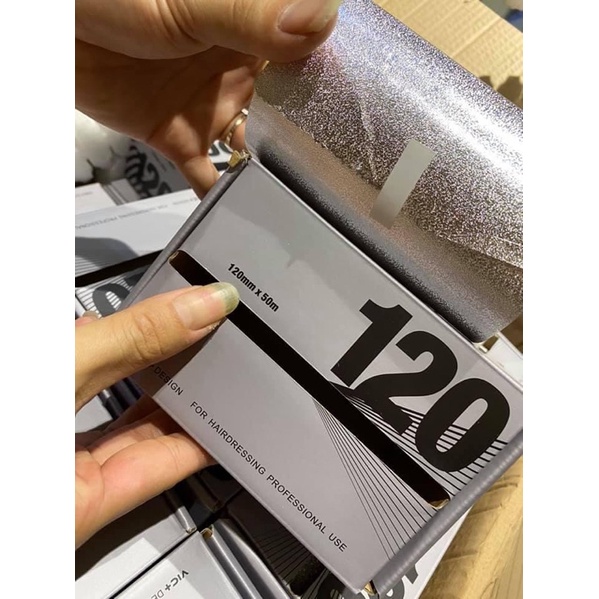 Giấy bạc làm tóc uốn con sâu 50m.12.5cm