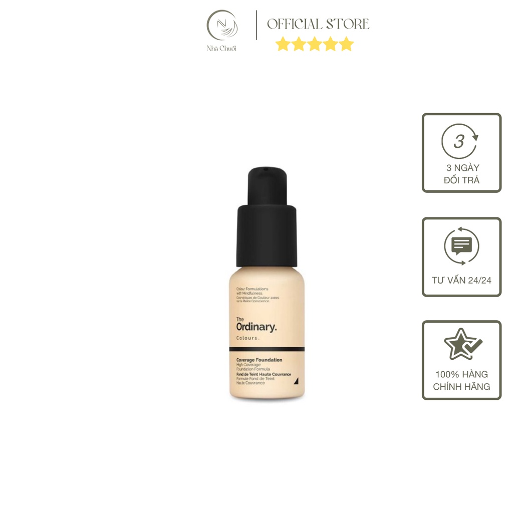 Kem nền The Ordinary Coverage Foundation 30ml (1.1N 1.2N 1.0NS 1.0N 1.0P)