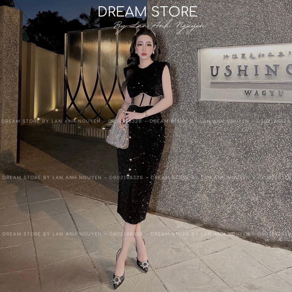 Đầm kim sa kết đá. Có 1 màu. Size dưới 54kg vừa. Đơn giản mà đẹp. Mua nhanh kẻo hết nha mấy chế ơiiiiiiiiiiiii