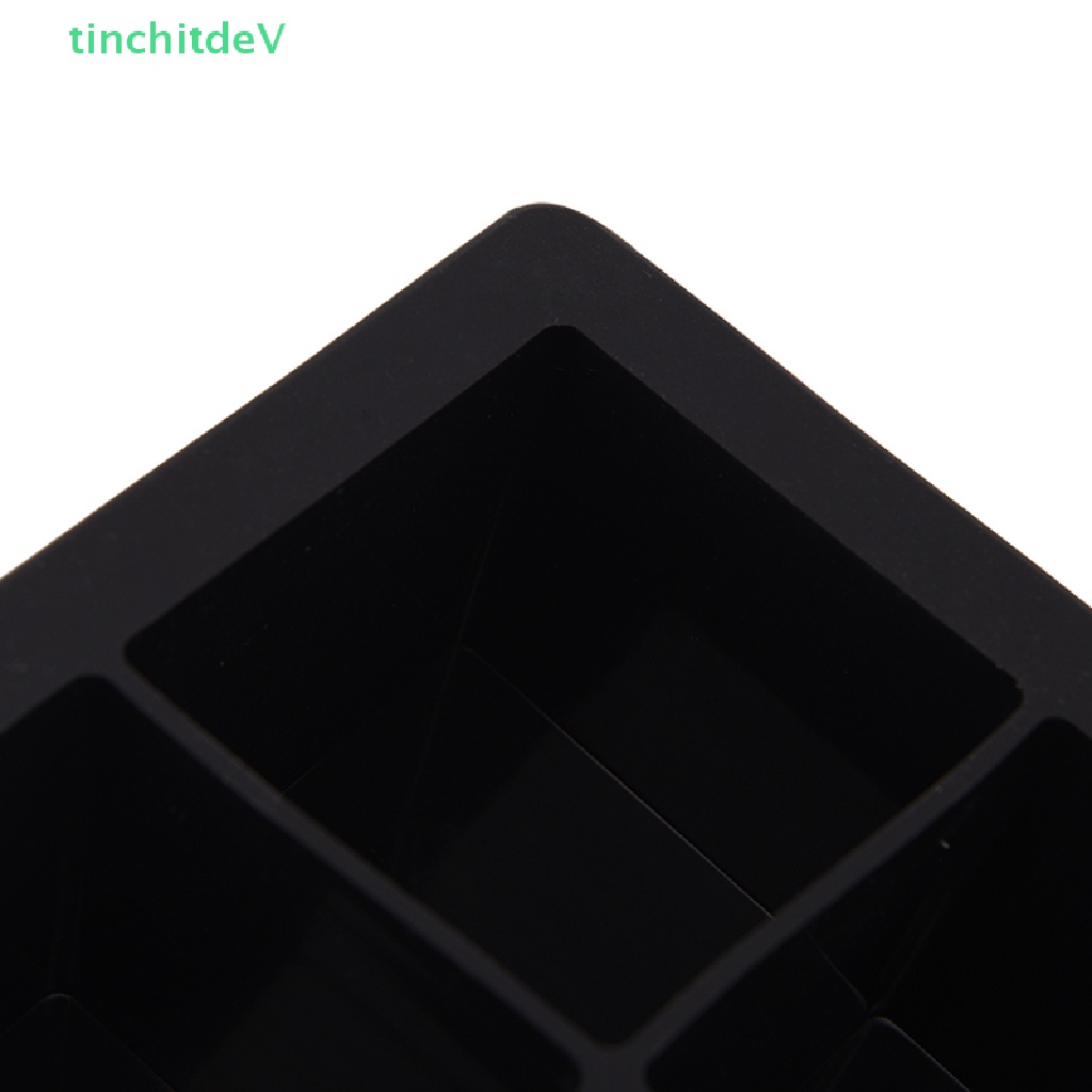 [TinchitdeV] Khuôn Silicon Làm Đá Viên Hình Vuông Lớn Màu Đen [Mới]