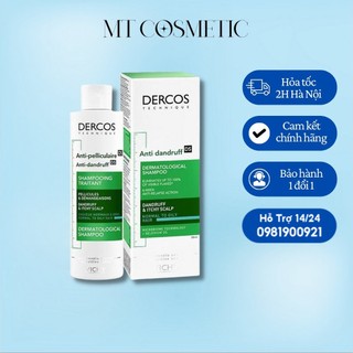 Dầu Gội Giảm Gàu & Giảm Rụng Tóc Vichy Dercos Anti-Pelliculaire Anti Dandruff Shampooing Traitant 390ml/200ml