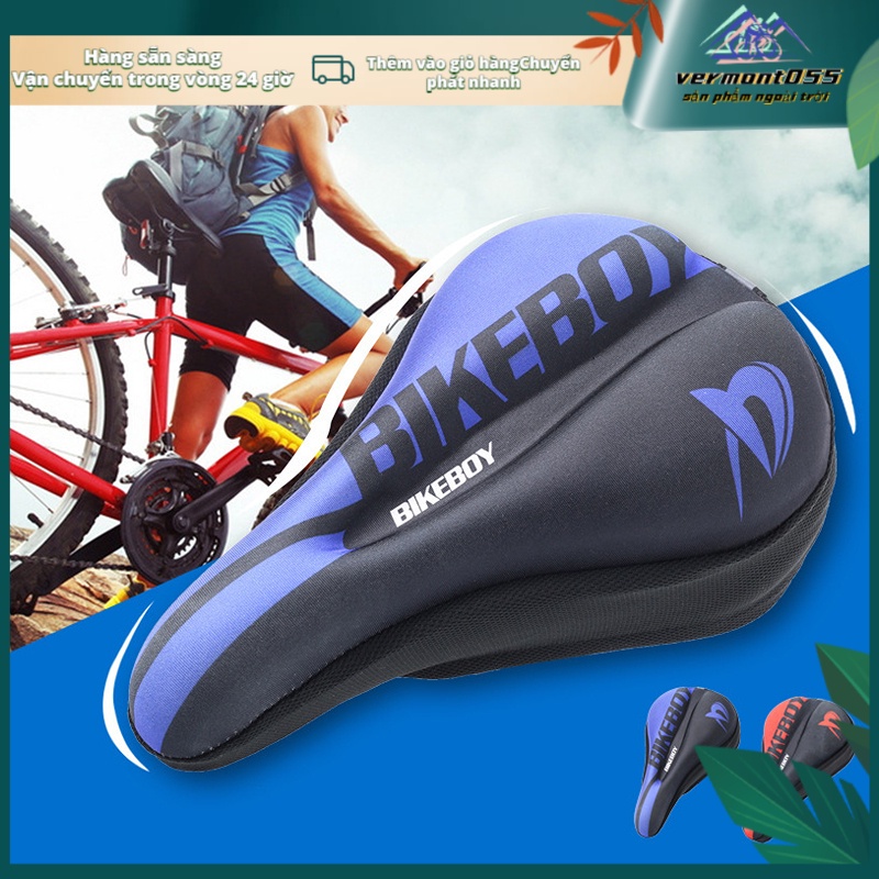 Có thể bán buôn Đệm Lót Ghế Xe Đạp Vải Sợi Thoáng Khí Mềm Mại Độ Đàn Hồi Cao Silicone Làm Dày Yên Vermont055 Hàng giao ngay