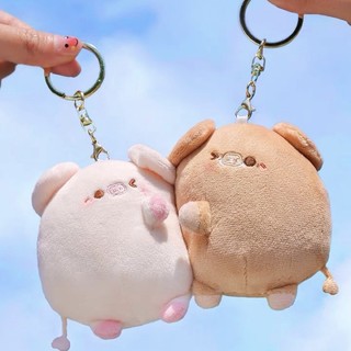 Móc khoá đôi lợn béo nam châm tình yêu