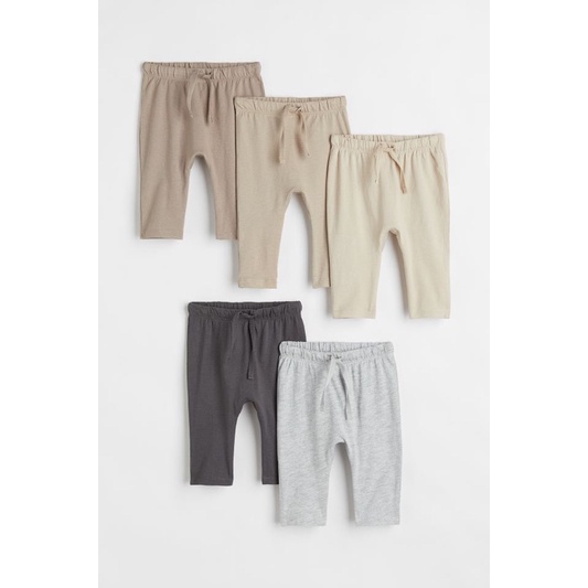 Set 5 quần dài cho bé HM auth