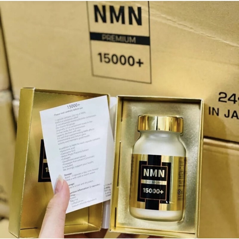 Siêu phẩm viên uống NMN 15000+ trẻ hoá da-Viên uống hỗ trợ làm đẹp tăng sinh collagen
