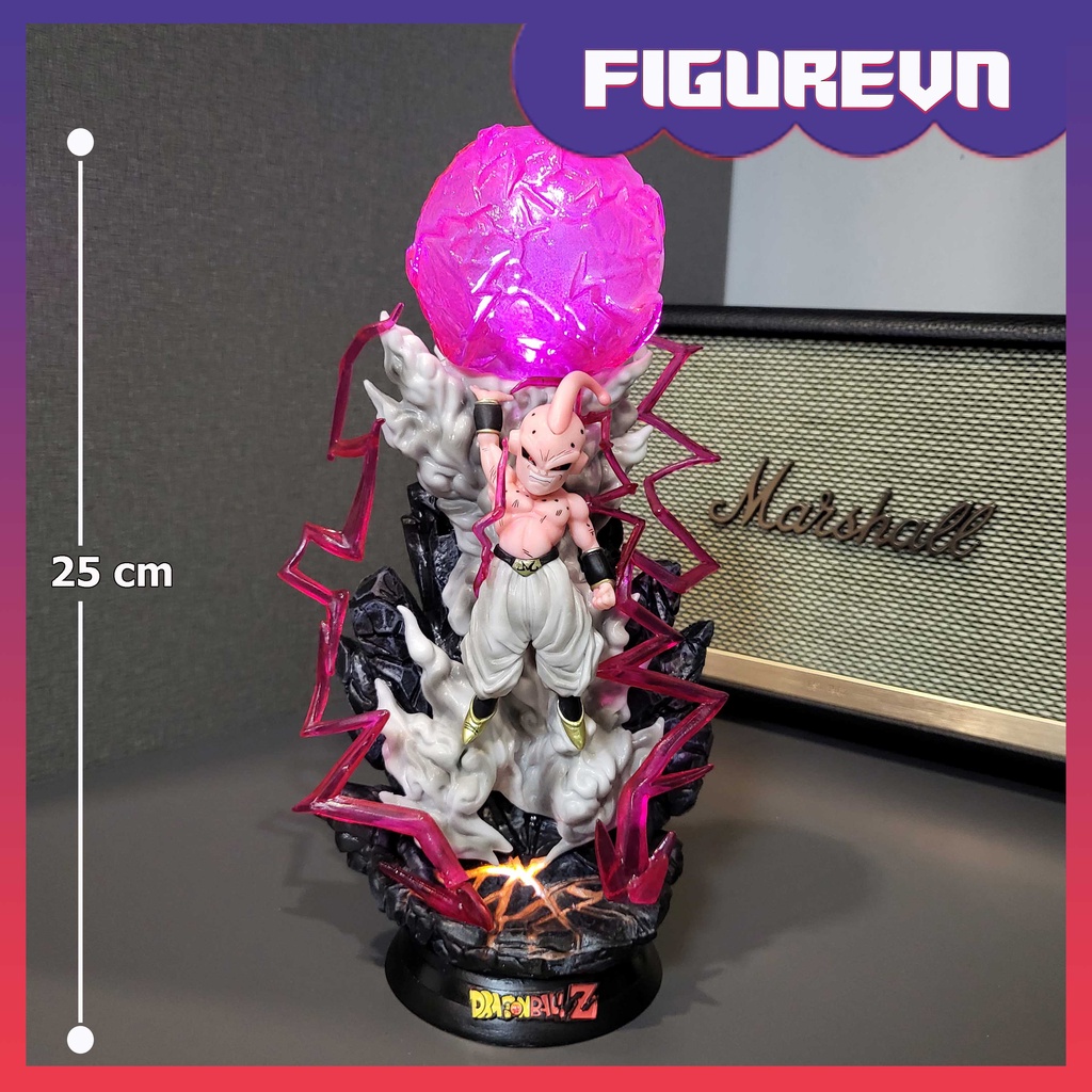 Mô hình Majin Buu  nâng cầu có LED 25 cm