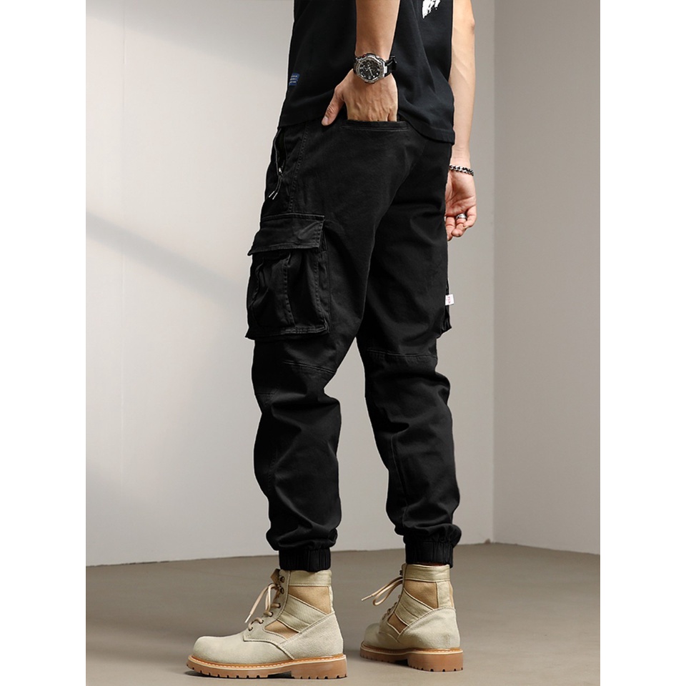 Jogger kaki lưng chun cao cấp co dãn 4 chiều cao cấp | BigBuy360 - bigbuy360.vn