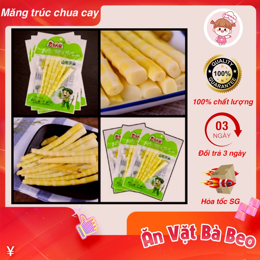 Măng trúc chua cay Yuyu Trùng Khánh ⭐ Ăn vặt Bà Beo ✅