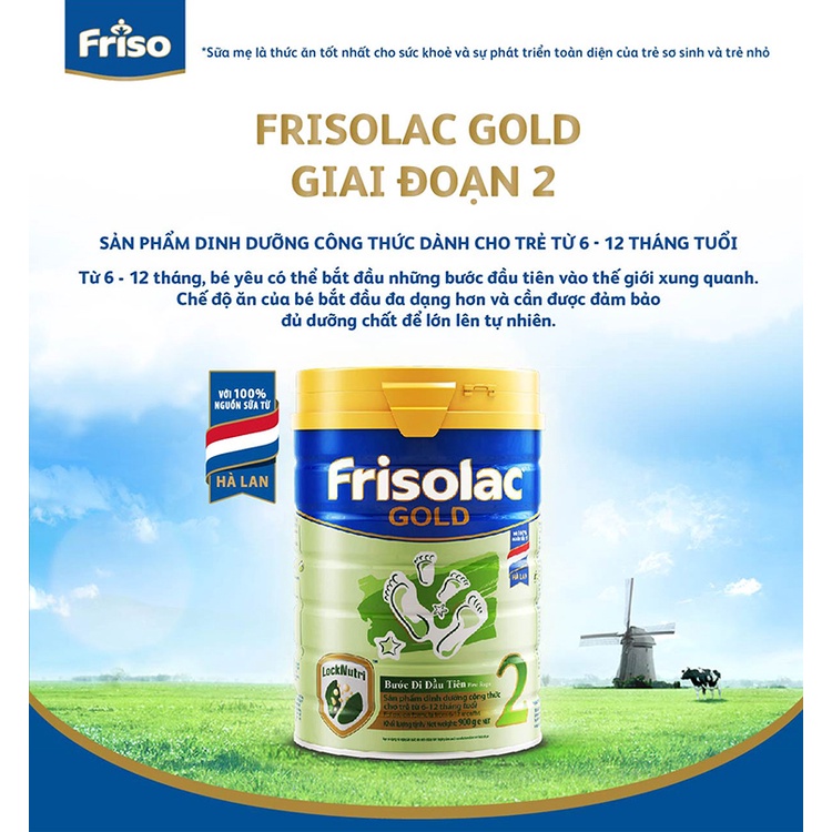 Sữa bột Frisolac Gold Số 2 850g [HSD 2024]