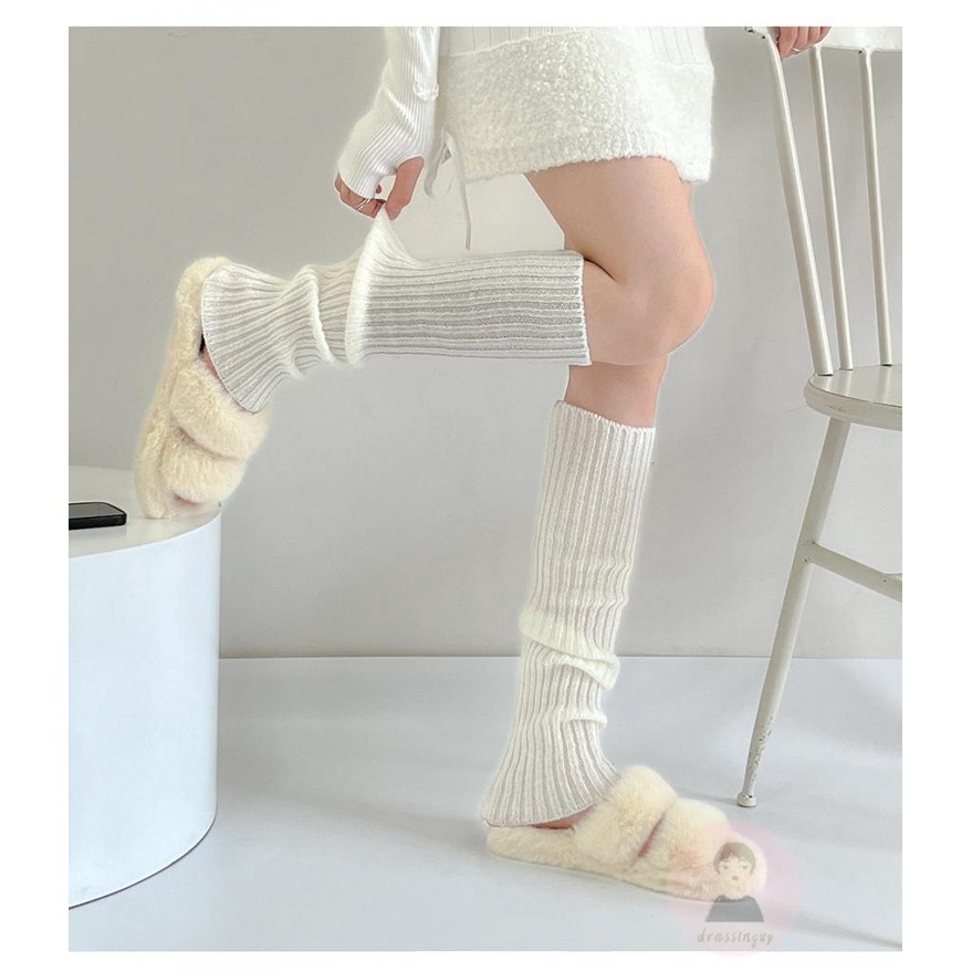 Vớ Len Dài Qua Gối Thời Trang Cho Nữ
