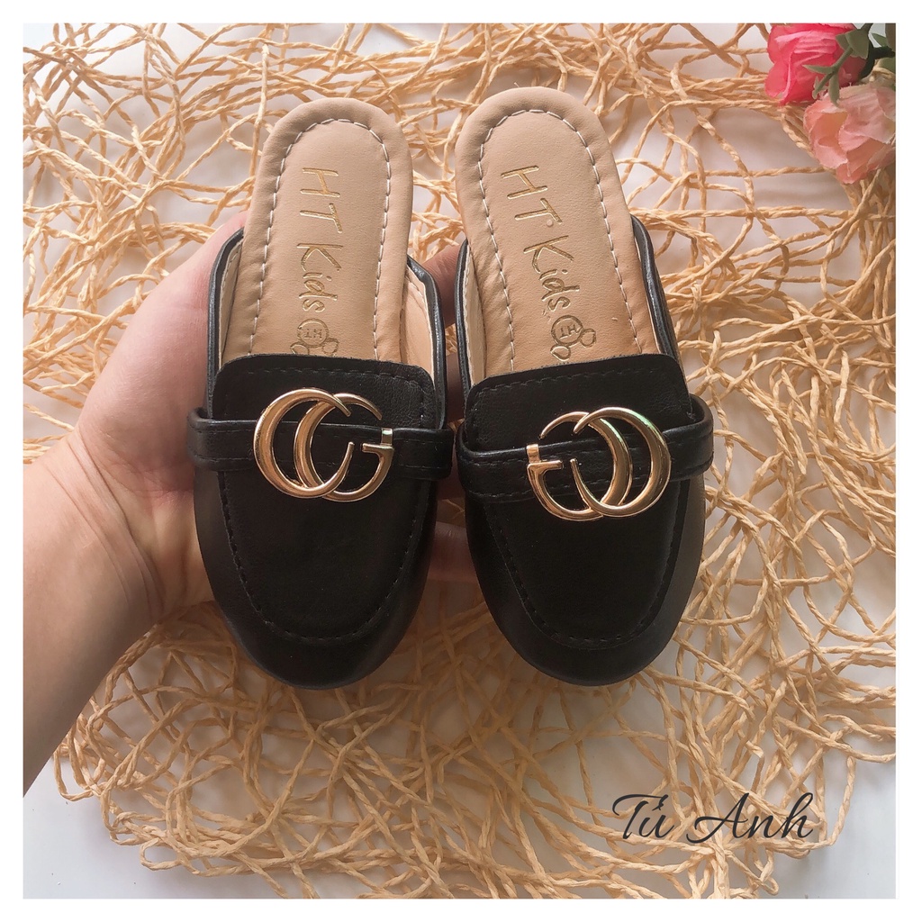 Dép sục cho bé,Sục khoá GG viền đẹp cho bé trai bé gái .Da PU mềm ( từ 02-10 tuổi )