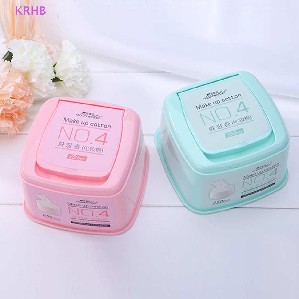 Hộp 250 Bông Tẩy Trang Làm Sạch Sâu Chất Lượng Cao