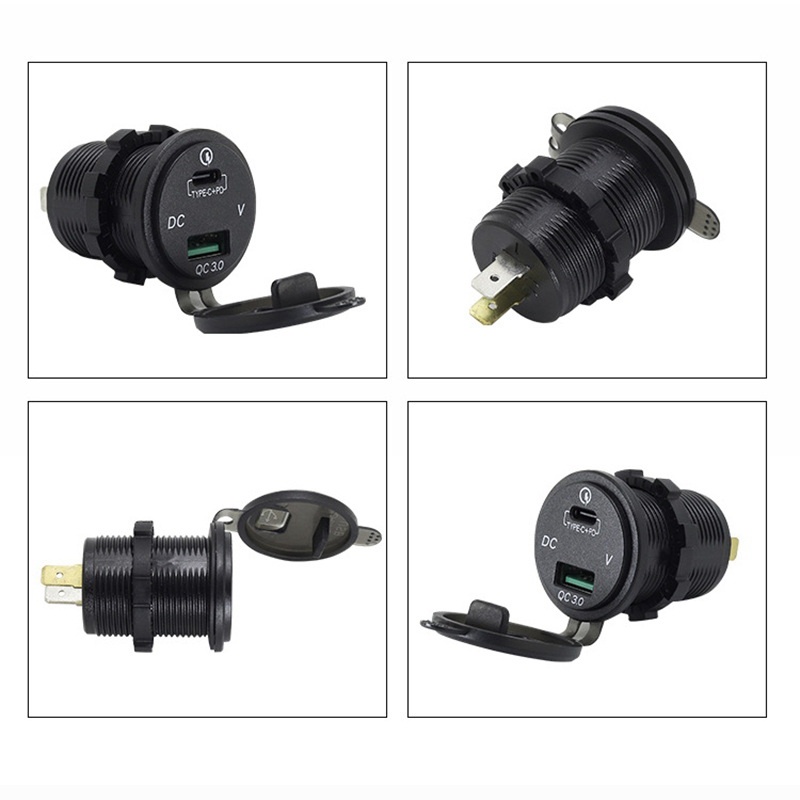 Tẩu Sạc Nhanh 18W 3.0 48W Type-C PD Cho Xe Hơi / Tàu Thuyền / RV / Xe Máy