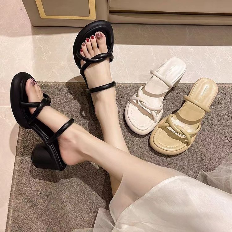 Dép Sandal Cao Gót Thời Trang Mùa Hè Hàn Quốc 2023 Cho Nữ