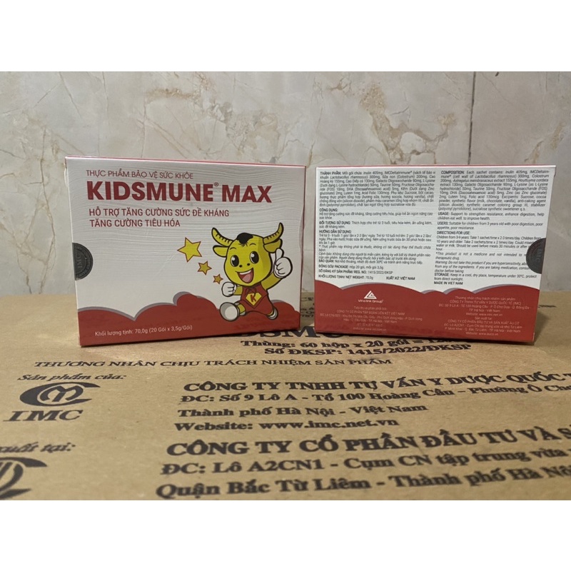 kidmune max giúp trẻ tăng miễn dịch, ti3u hoa tốt