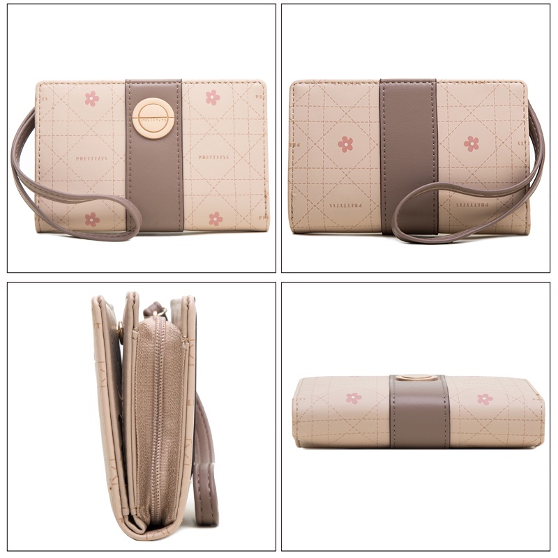 Ví Gấp Cỡ Vừa Đa Năng Thời Trang Cho Nữ