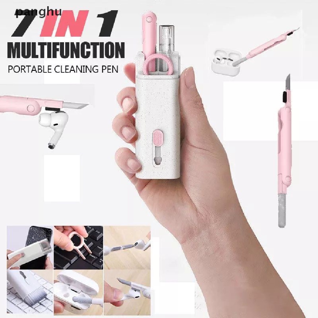 1 Bộ Dụng Cụ Bàn Phím Máy Tính / Vệ Sinh Bụi Bẩn 7 Trong 1 Tiện Dụng